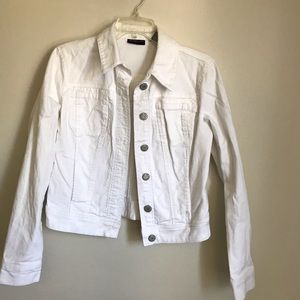 NY&co white denim jacket
